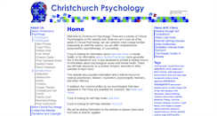 Desktop Screenshot of christchurchpsychology.co.nz
